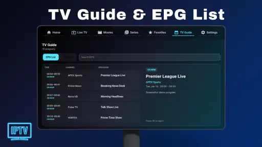 IPTV - Android TV screenshot