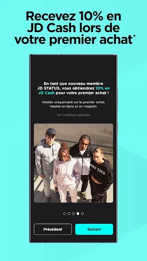 JD STATUS screenshot