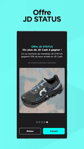 JD STATUS screenshot