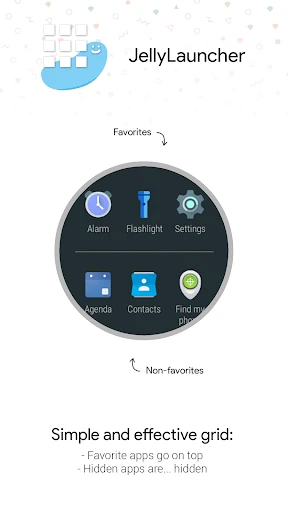 JellyLauncher for Wear OS™ screenshot