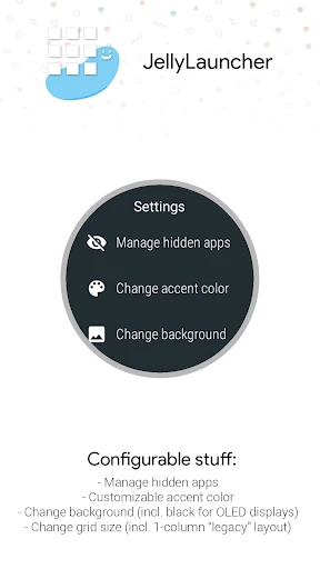 JellyLauncher for Wear OS™ screenshot