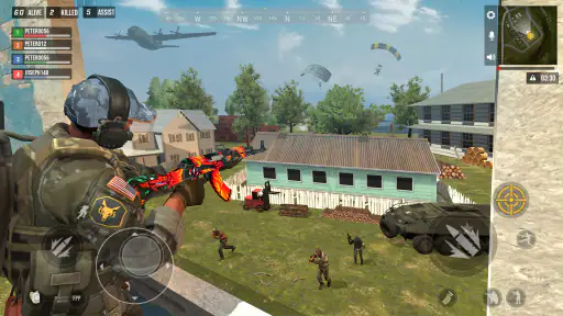 jeux de pistolet en équipe 3D screenshot