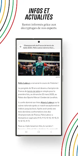 Jeux Olympiques : Sport & actu screenshot