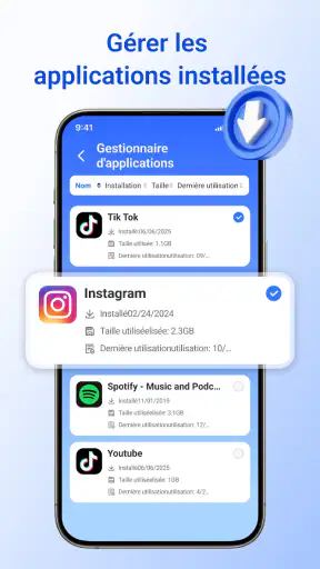 Junk Eraser - Gestion Stockage screenshot