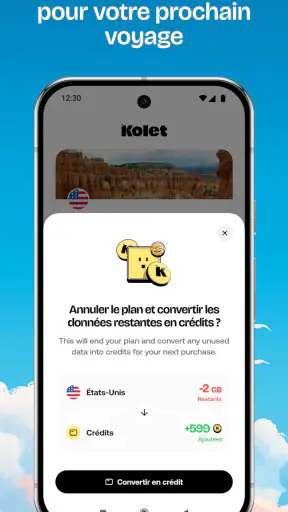 Kolet: eSIM pour les voyageurs screenshot