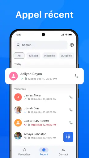 Lanceur d'appels téléphoniques screenshot