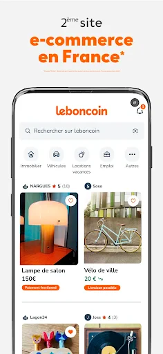 leboncoin, petites annonces screenshot