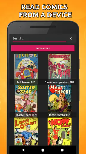 Lecteur de livre (cbz/cbr) screenshot