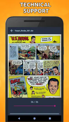 Lecteur de livre (cbz/cbr) screenshot