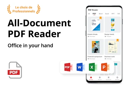 Lecteur PDF - PDF, DOCX, XLSX screenshot