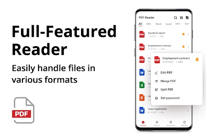 Lecteur PDF - PDF, DOCX, XLSX screenshot