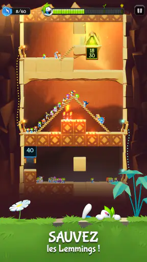 Lemmings - Aventure puzzle screenshot