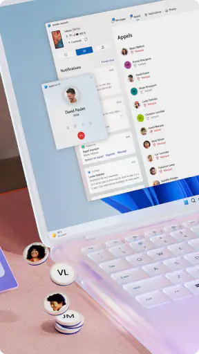 Lien avec Windows screenshot