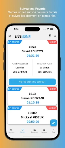LiveTrail screenshot