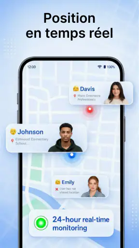 Localisateur familial GPS screenshot