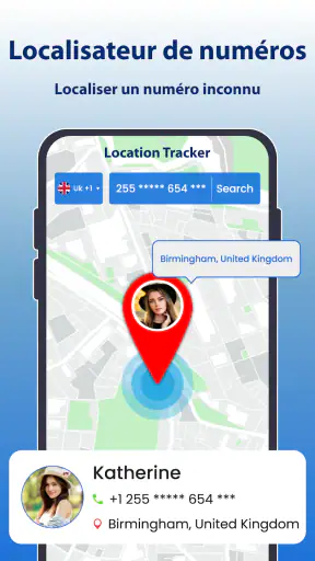 Localisation numéro téléphone screenshot