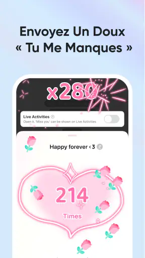 Love8 - Appli pour les couples screenshot