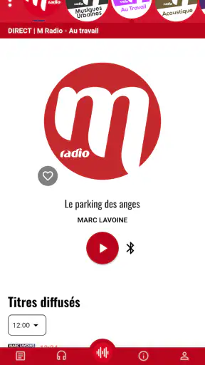 M Radio chansons francaises screenshot