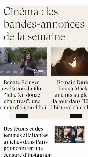 Madame Figaro, le news féminin screenshot