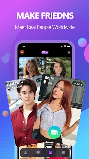 Meego - Appel vidéo, Live Chat screenshot