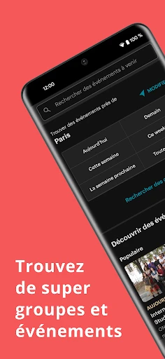 Meetup : événements locaux screenshot