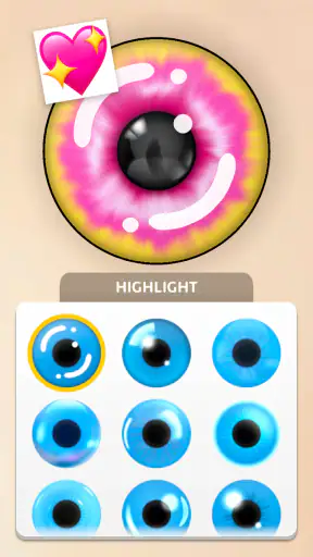 Mélange Couleur Yeux screenshot