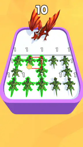 Merge Master - Jeux Dinosaure screenshot