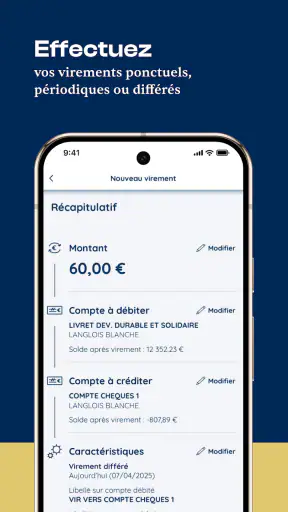 Mes Comptes CCF screenshot