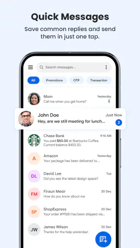 Messages: SMS & Text App screenshot