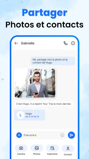 Messages SMS Texte Accueil screenshot