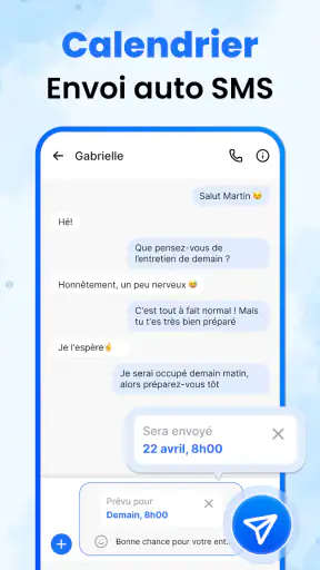 Messages SMS Texte Accueil screenshot