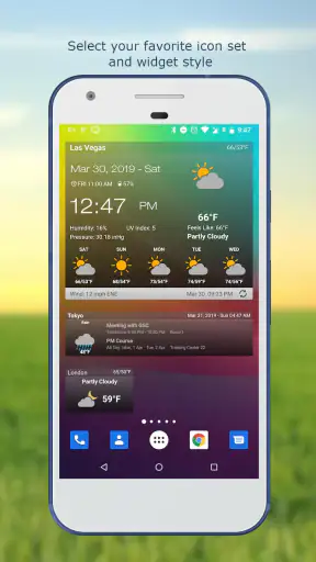 Météo & Horloge Widget screenshot