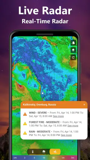 Météo - Radar et widgets screenshot