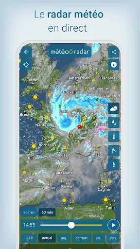 Télécharger Météo & Radar - pluie et orage - Appcracy