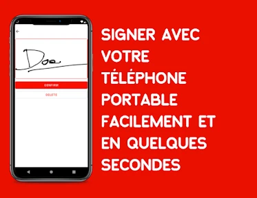 Modifier PDF, signer, écrire screenshot