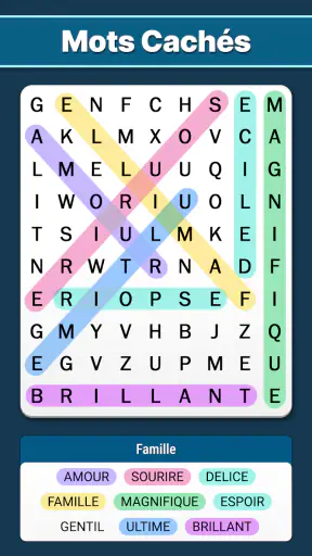 Mots Mêlés: Jeu Relaxant screenshot