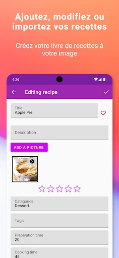 My Recipe Box: Mes recettes screenshot