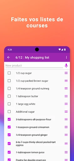 My Recipe Box: Mes recettes screenshot