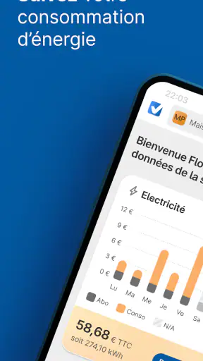 MySelectra Suivi Conso Énergie screenshot
