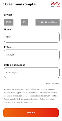 Netto France screenshot