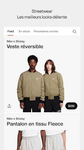 Nike SNKRS: achats sneakers screenshot