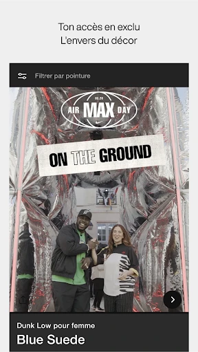 Nike SNKRS: achats sneakers screenshot