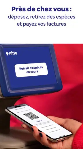 Nirio, services de paiement screenshot