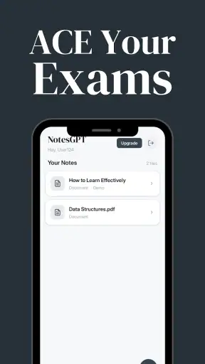 NotesGPT - AI Chat Quiz Cards screenshot