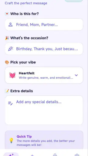 Ora AI - Message Generator screenshot