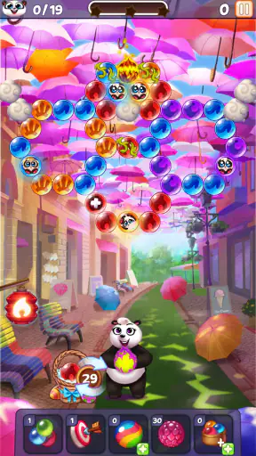 Panda Pop! Jeu de tir à bulles screenshot