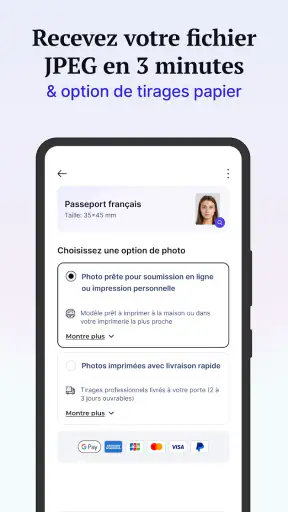 Photos d'identité officielles screenshot