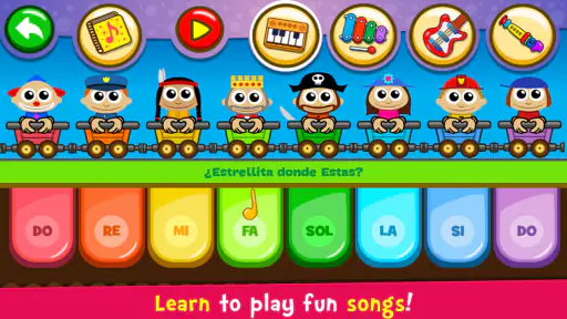 Piano enfants Musique Chansons screenshot