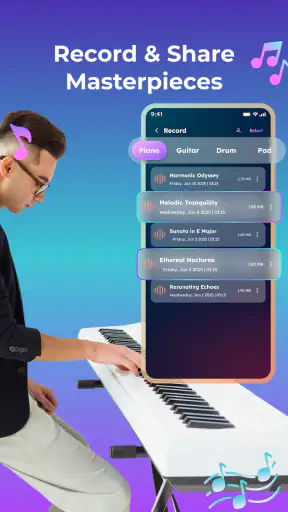 Piano Keyboard - Learn & Game screenshot