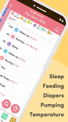 PiyoLog: Suivi de Bébé screenshot